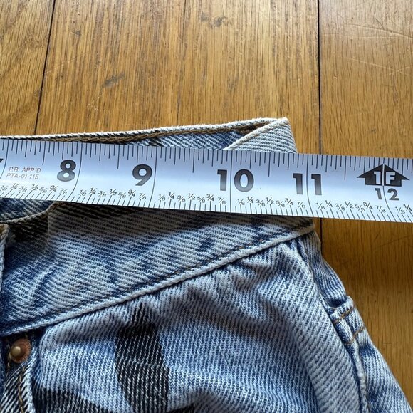 Playboy x PacSun Size 23 Women's Medium Wash 90s Boyfriend Bunny Print Jeans - Picture 10 of 15